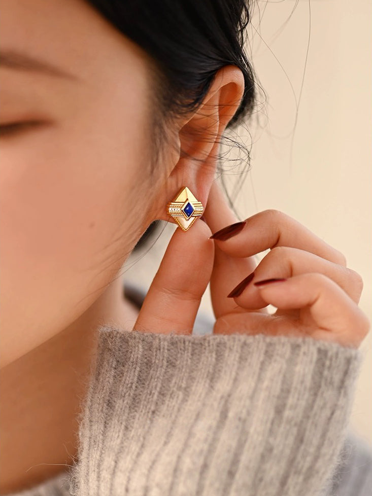 ラピスラズリピアス