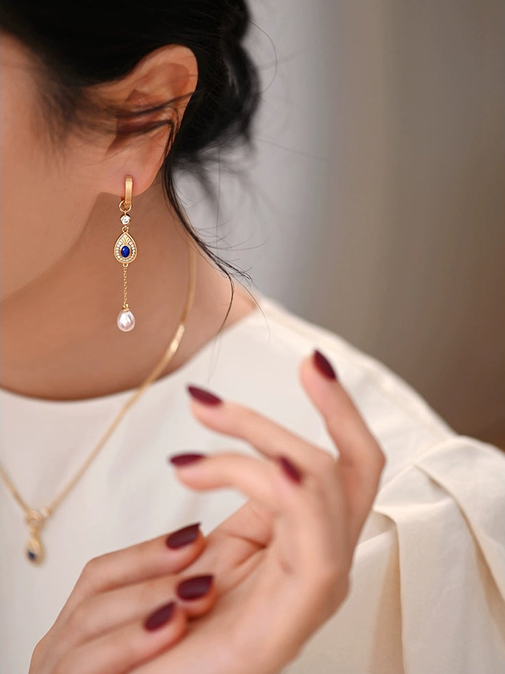 ラピスラズリピアス