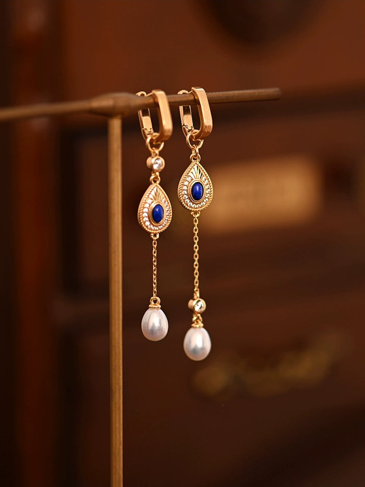 ラピスラズリピアス
