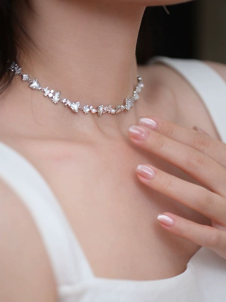 パール/母貝ネックレス